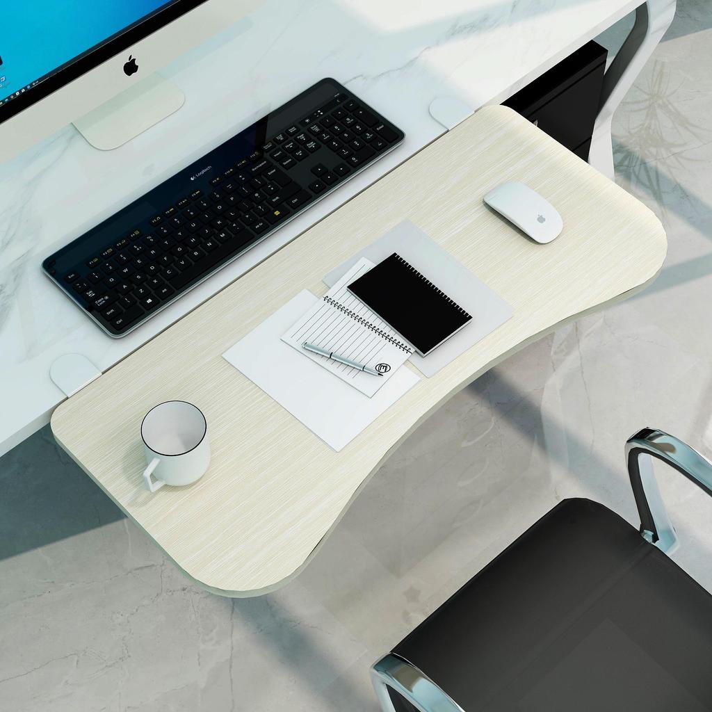 Punch-Free Desktop Extension Bracket - Expandable Hand Rest for Computer Desk