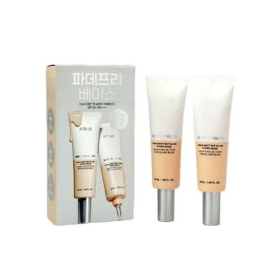 Fade-Free Matte But Glow Cover Beige Foundation Long-Lasting & Smooth Finish 50ml X 2