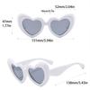 Y2K Oversized Love Heart Sunglasses Punk Pink Shades Vintage Candy Eyewear Trendy Unisex Luxury Designer
