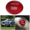 Carbon Fiber Engine Start Button Start Stop Button Cover Trim