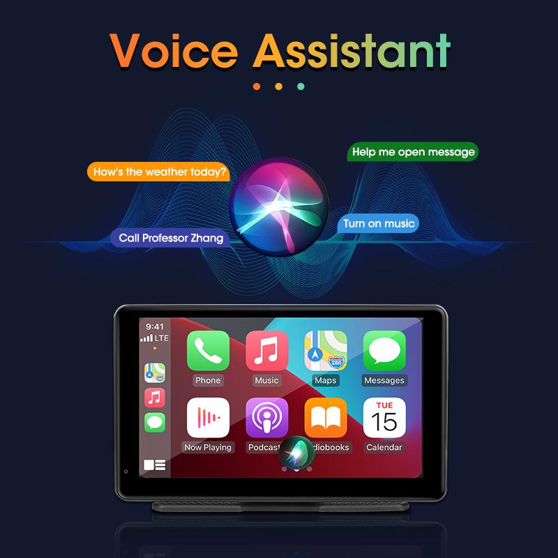 7 Inch Car Radio Wireless CarPlay Android Auto Multimedia Video Player Portable Touch Screen AUX BT Universal For Kia Toyota VW