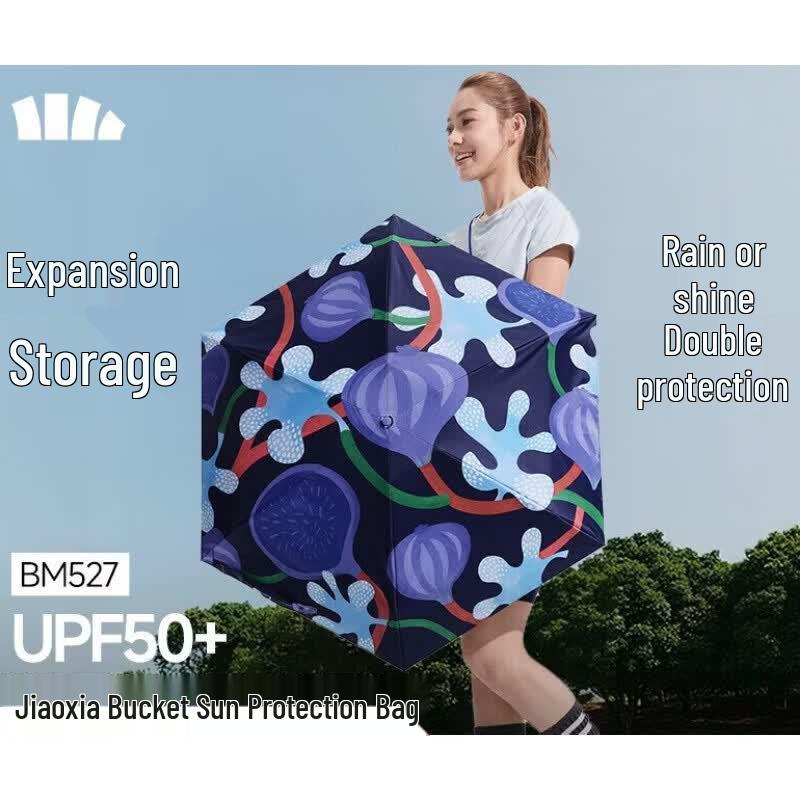 Beneunder UV Protection 5-Fold Automatic Sun & Rain Umbrella