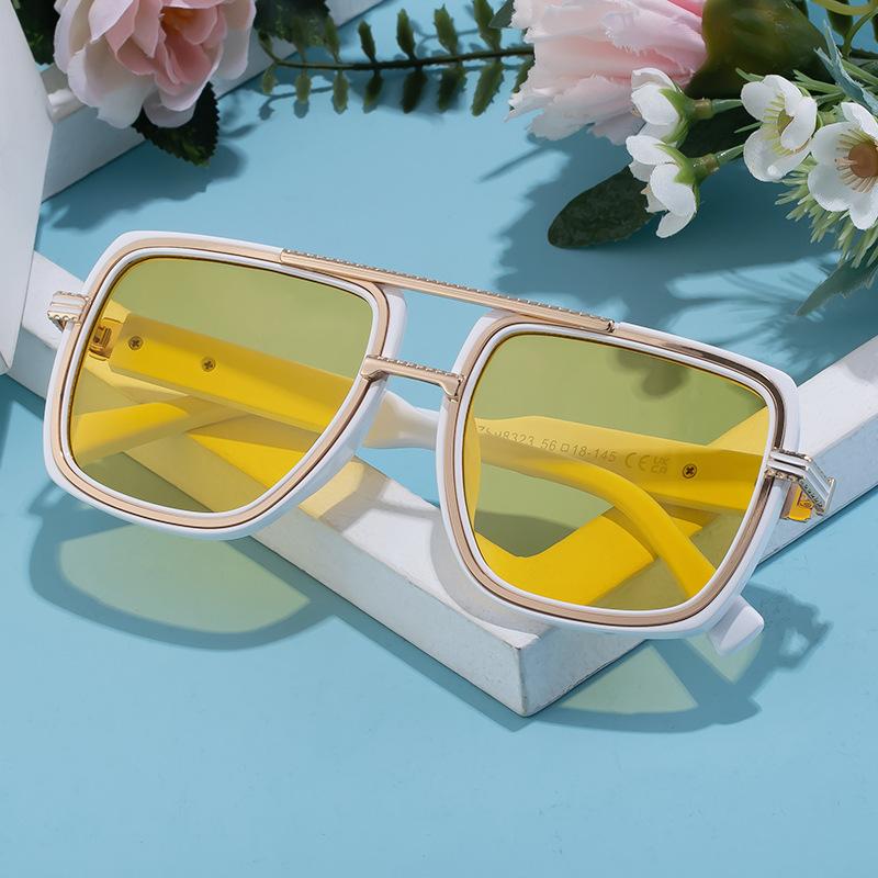 JYL TS Men's Large Square - Sun-Protective Trendy Fashion Shades ZS-98323