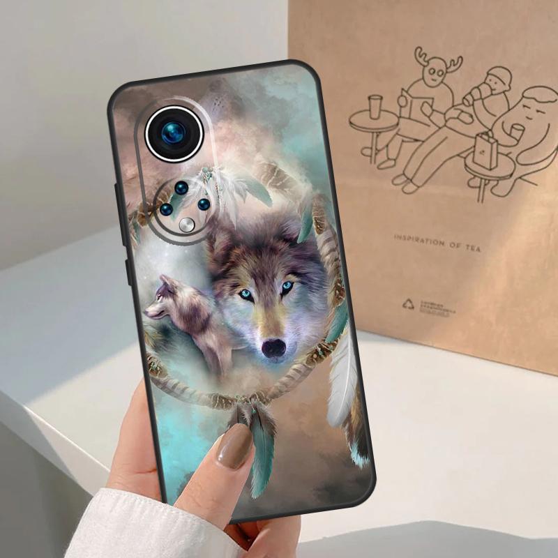 Animal Wolf Howling For Honor Magic 8 Pro 7 6 5 Lite Case For Honor Win RT 200 400 50 70 90 X8b X9a X9b X9c X9d