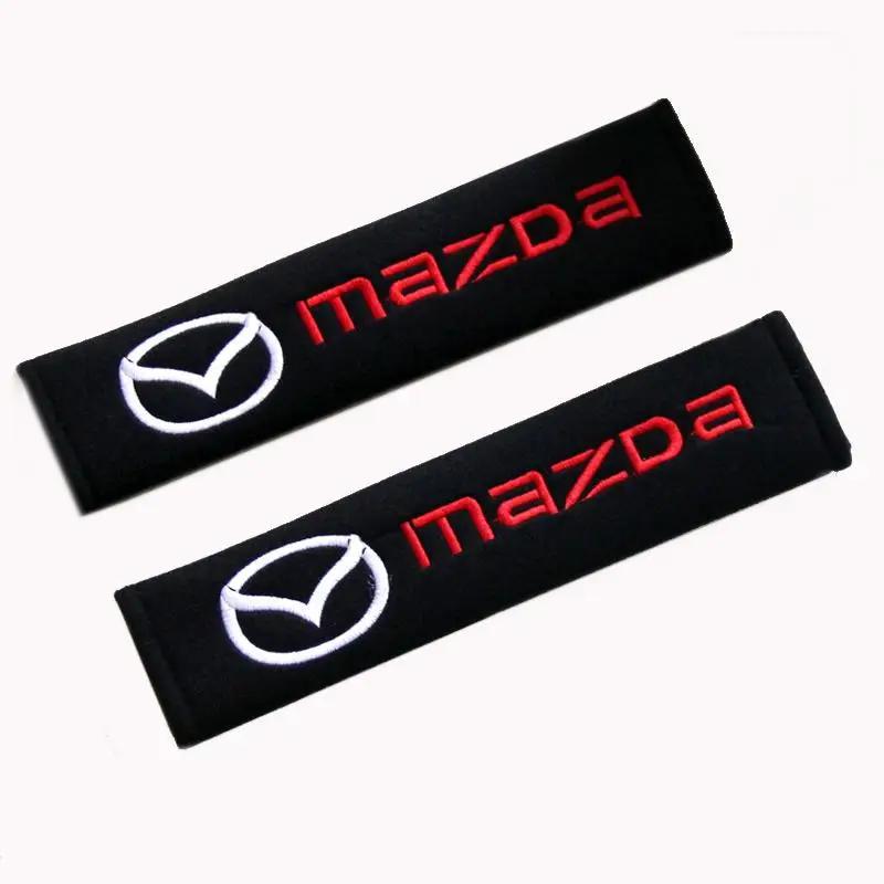 

2025 Hot Car Headrest Neck Pillow Seat Belt Shoulder Pads Fit For Mazda 3 CX5 6 BK GH 2 CX3 CX30 MX5 5 CX7 CX9 RX8 MX3 MS MP Acc