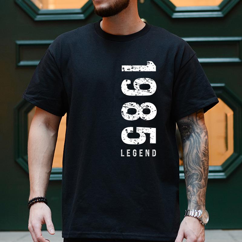 Made in 1980 45st Birthday Tshirts 1980 To 1989 Legend Classic Tops Vintage 1985 40th Birthday Gift Summer Unisexs Tshirts Tops