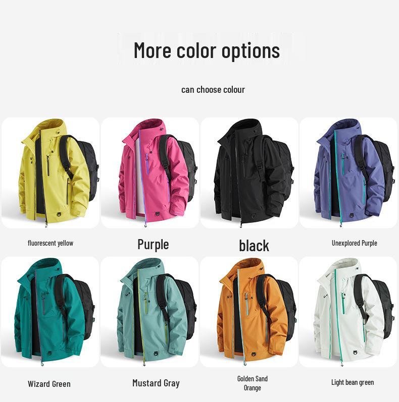 2025 Men's High-End Hooded Windproof Winter Mountaineering Jacket