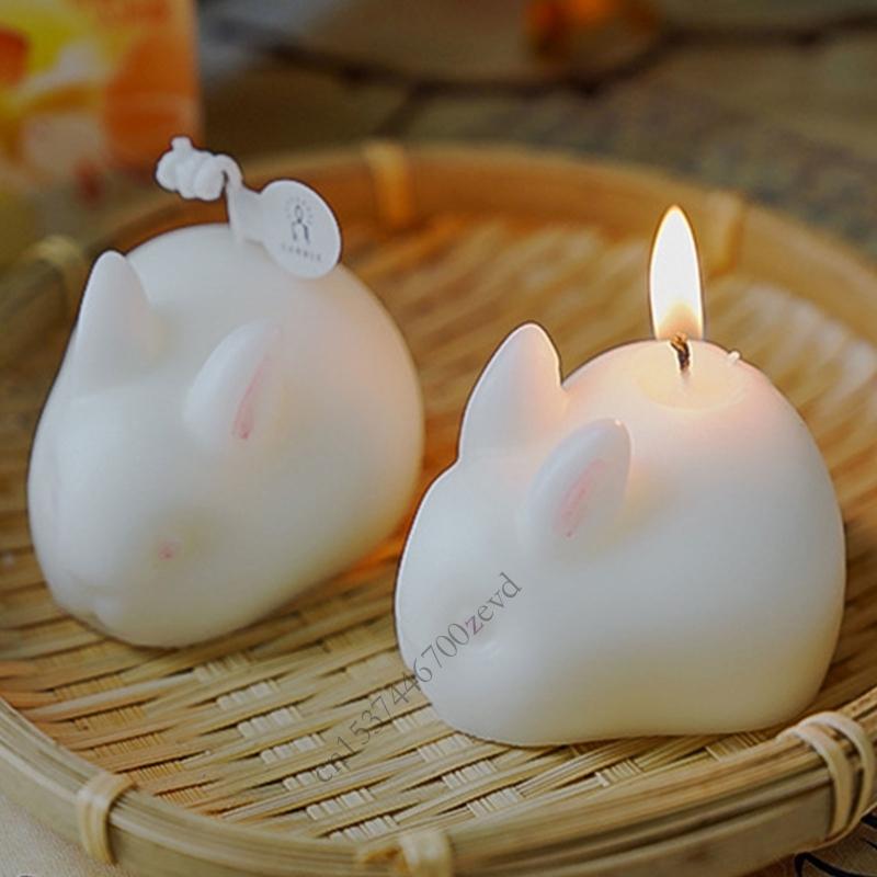 Festives Rabbit Scented For Middle Autumn Home Decors Soybean Wax Blend Holiday Fragrances Accessories Gift P9YB