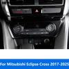 For Mitsubishi Eclipse Cross 2017-2024 2025 Carbon Fiber Air Condition Switch Panel Cover Trim Interior Accessories Car Styling