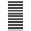 VidaXL Store Zèbre Noir 85x150 Cm Largeur Du Tissu 80,9 Cm Polyester, Store À Enrouleur Zébré, Store Zébré Pour Fenêtre, 4014232