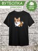 T-shirt with a Corgi