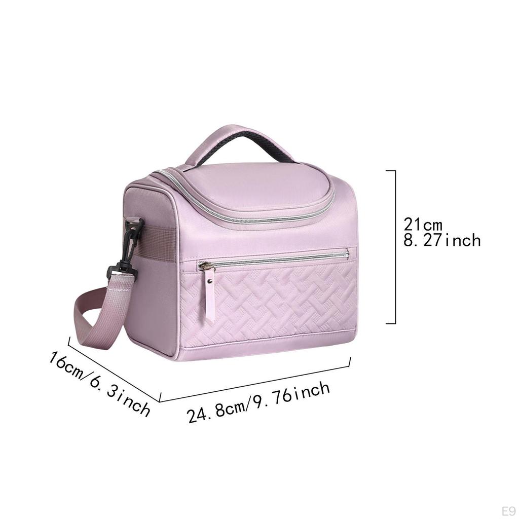 For Women ,Tote Bag, Large, Leakproof, Polyester Reusable Insulated Meal Box Case Office Travel