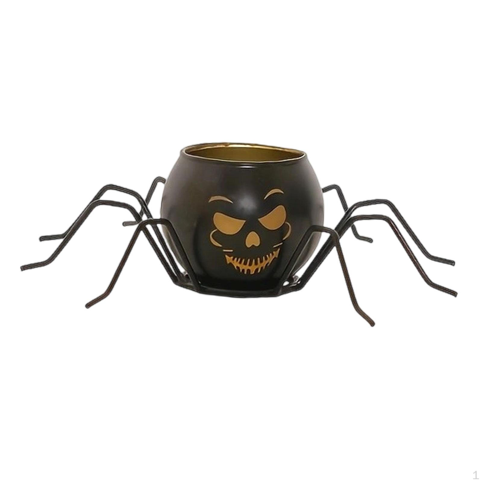 

Подсвечник на Хэллоуин Подставка для свечей Домашний декор Креативное украшение Компактный подарок Чайная свеча для Style D 18cmx6cm