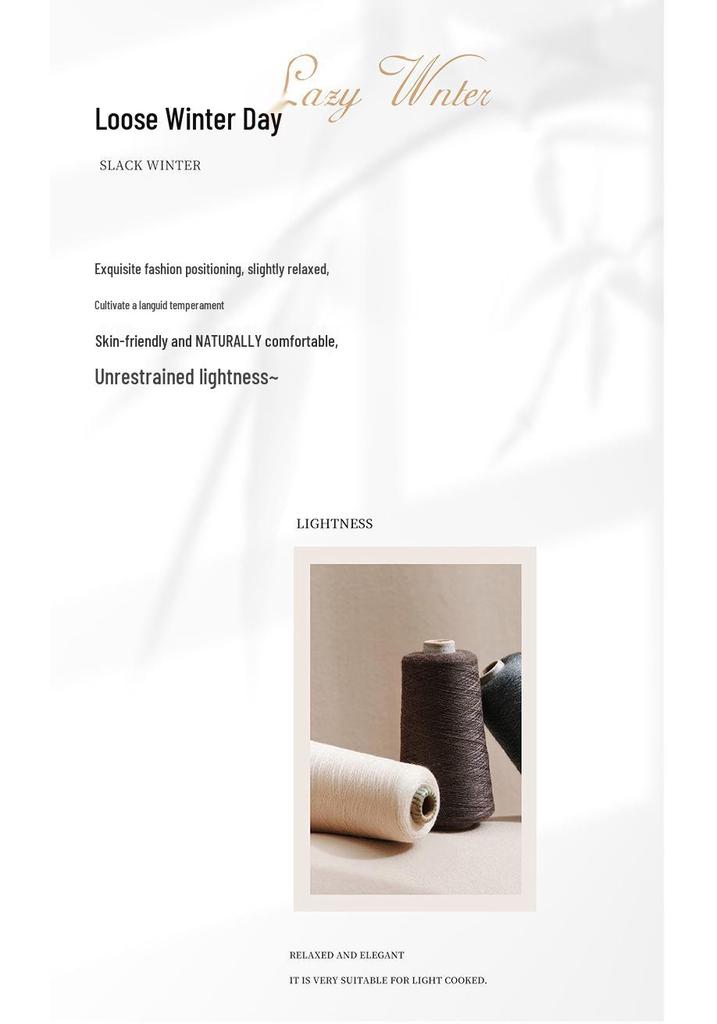 Autumn/Winter 2025 Two-Piece Color Block Cashmere Women's Slimming Knit Pullover