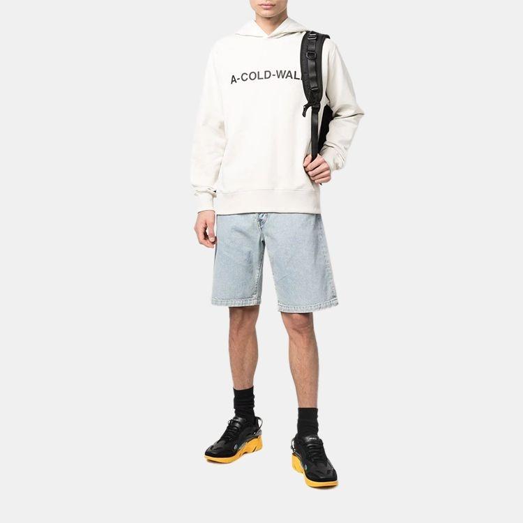A-COLD-WALL* Logo Popover Hoodie 'Bone White' Men's ACWMW057-BONE