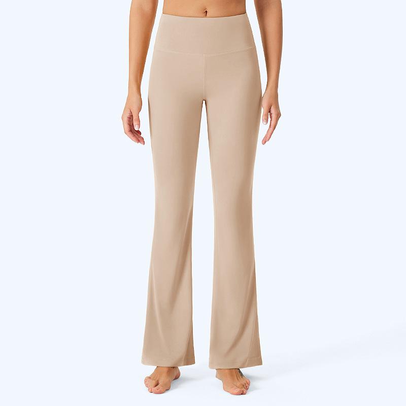 

Леггинсы для йоги с высокой талией, не скатывающиеся, с эффектом подтяжки ягодиц, с ощущением обнаженности - быстросохнущие, высокоэластичные фитнес-брюки с широкими штанинами для женщин Extra Large