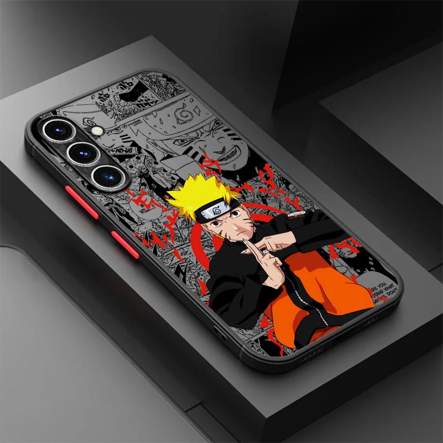 

Матовый чехол для телефона Samsung Galaxy A21s A24 A53 A25 A26 A73 A54 A52 A56 A34 A22 A35 A36 Аниме Наруто Крутой Galaxy A24 4G