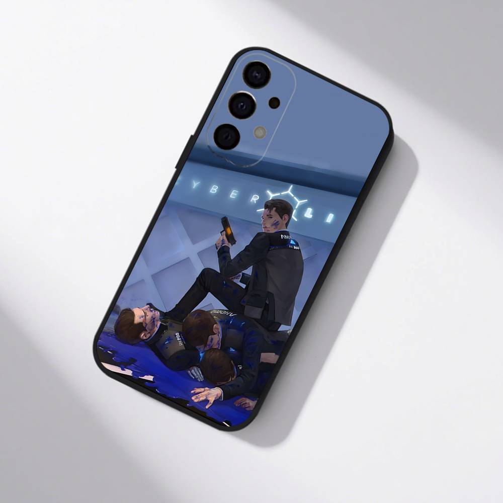 Game C-Connor  B-Become Human Phone Case For Samsung S25,S24,S21,S22,S23,S30,Ultra,S20,Plus,Fe,Lite,5G Black Cover