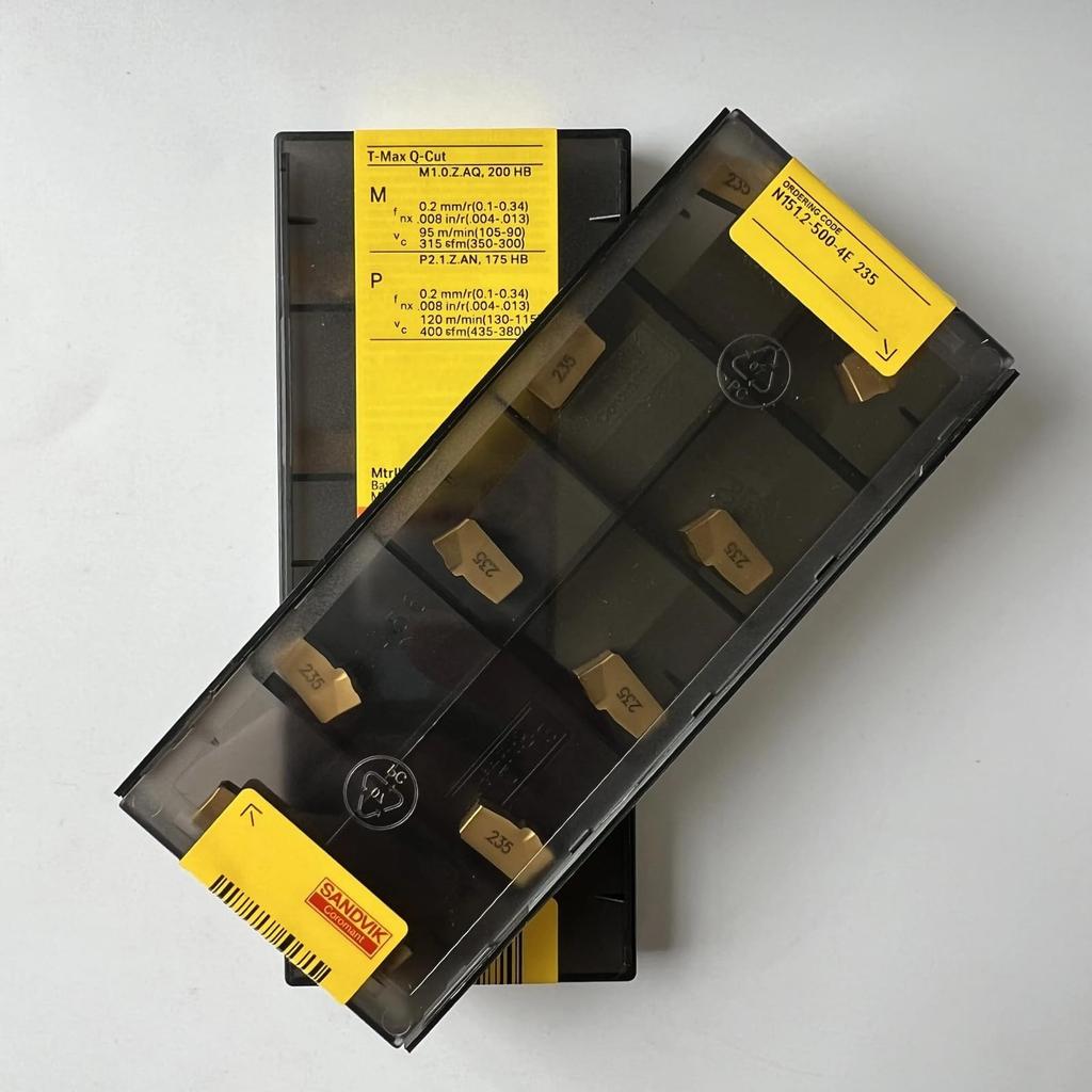 Original Sandvik / N151.2-500-4E 235 /CNC Lathe Carbide Blade Tool 10 Pcs