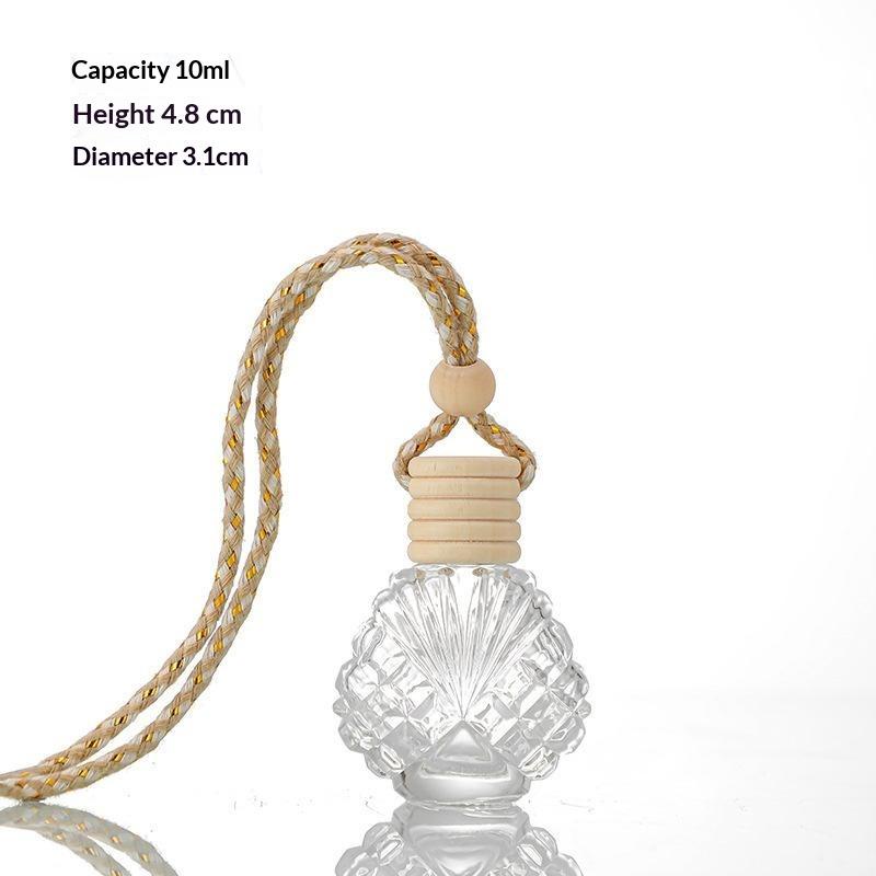 Empty Refillable Hanging Car Diffuser Bottles 21PCS 8ml Transparent Air Freshener Perfume Container Gift for Friends