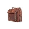 Handmade Full Grain Leather Messenger Bag by Parrys Leather World, Vintage Laptop Briefcase for Work