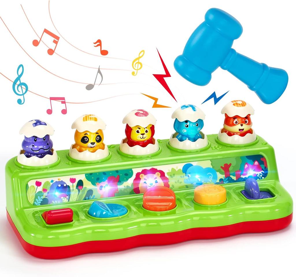 Pop-Up Animal Button Toy for Kids - Montessori Early Educational Cognitive Toy · Motor Skills Training · Ideal Learning Toy for Children