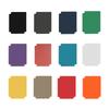Trading Card Dividers, Plastic Divider Cards In 12 Colors, Multicolor Card Dividers for Game Sports Card, 3.6x2.7 Inches