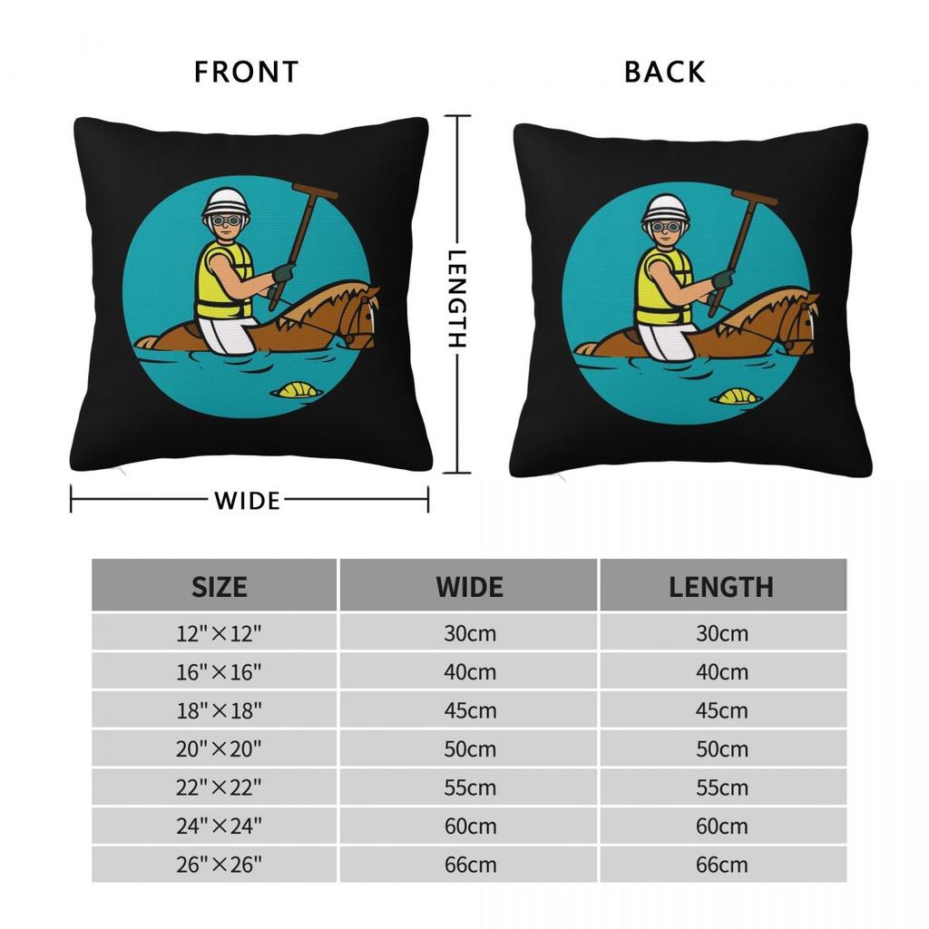 Water Polo Square Pillowcase Cushion Cover Pillow Case Throw Pillow Cover for Home Sofa Living Room