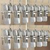 1/5/10PCS Windproof Stainless Steel Pants Clip with Hook Home Storage Rack  for Household
