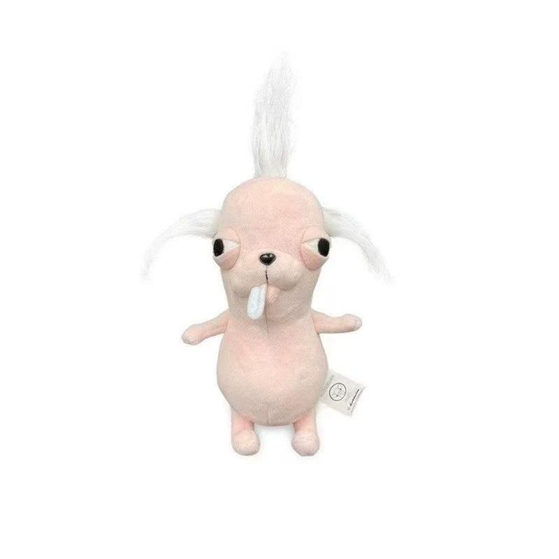 Chihuahua Dog Keychain Mutant Dog Pendant Keychains for Bags Funny Plush Puppy Toy Bag Backpack Hanging Charms Kids Gifts