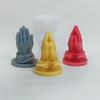 3D Hands Foldedh Silicone Mold Buddhas Beads Hand Candle Mould Handmade Scented Candle Making Mold Soap Mould for Prayer