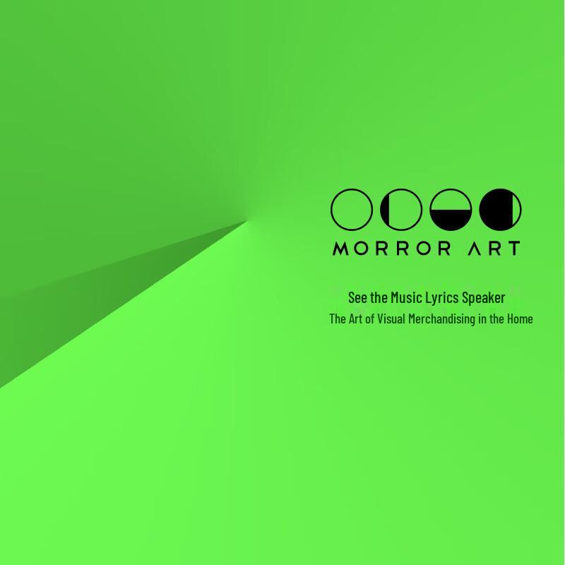 MORRORART Floating Transparent Lyric Speaker