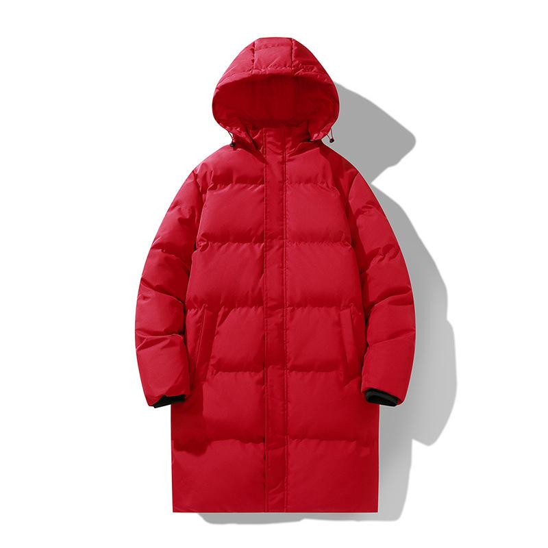 Men's Down Jacket Winter Jacket Cotton Jacket Couple Mid-length Men's Cotton Jacket Thickened Men's Cotton Jacket