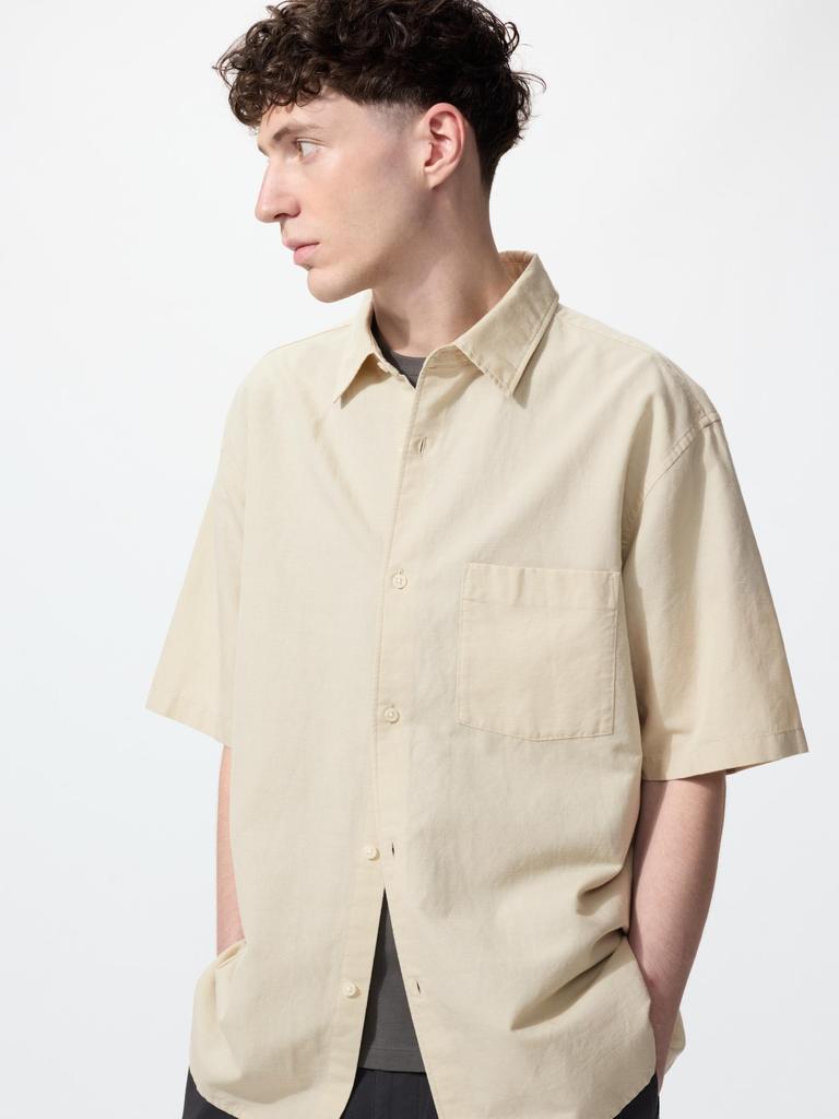 Uniqlo Japan Cotton Linen Shirt