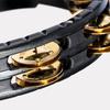 MEINL Percussion Traditional ABS Tambourine with Brass Jingles, Black, TMT1B-BK [Official Japanese Product]