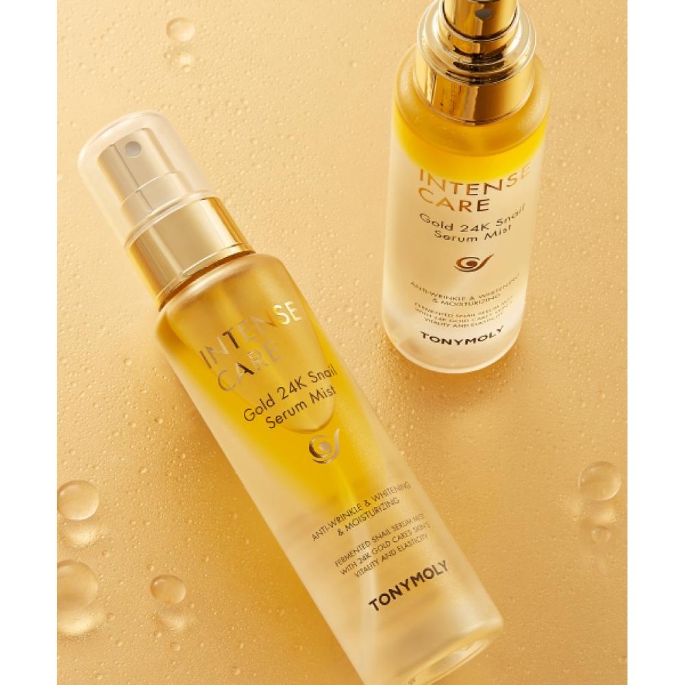 Tonymoly Intense Care Gold 24k Snail Serum Mist FREE