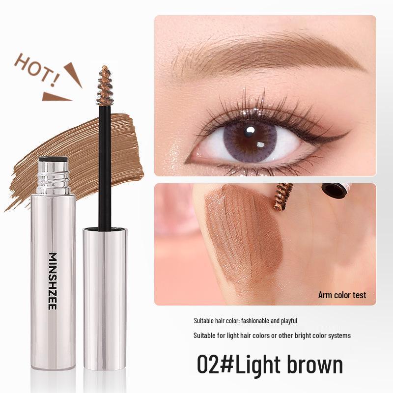 Mingxi Zhi Soft Mist Long-lasting Light Brown Eyebrow Tint - Natural, Smudge-resistant, Wild Brows