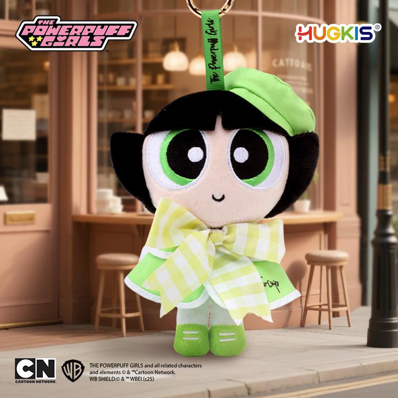 The Powerpuff Girls Embroidered Plush Keychain With Style For Collectors And Gift Items