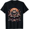 AETYOAJKLUoi Japanese Art Cat Ninja Ukiyo-e Anime Style Samurai Cat T-Shirt