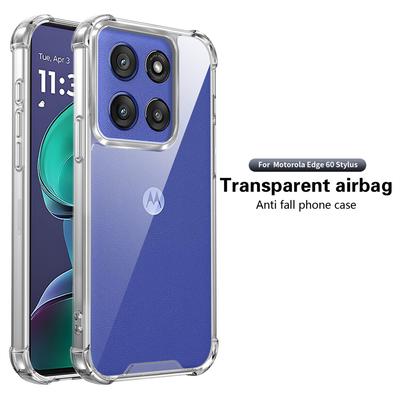Anti-Vergilbung Klare Hülle für Motorola MOTO Edge 30 Neo 40 Pro 50 Fusion 60 Stylus G52 G56 G14 G34 G86 Stoßfeste Abdeckung Hülle