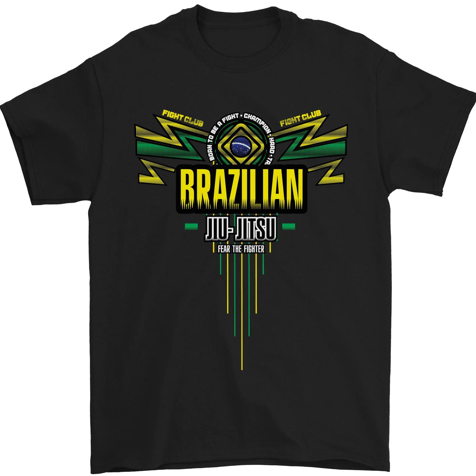 Brazilian Jiu Jitsu MMA Mixed Martial Arts Mens T-Shirt 100% Cotton M