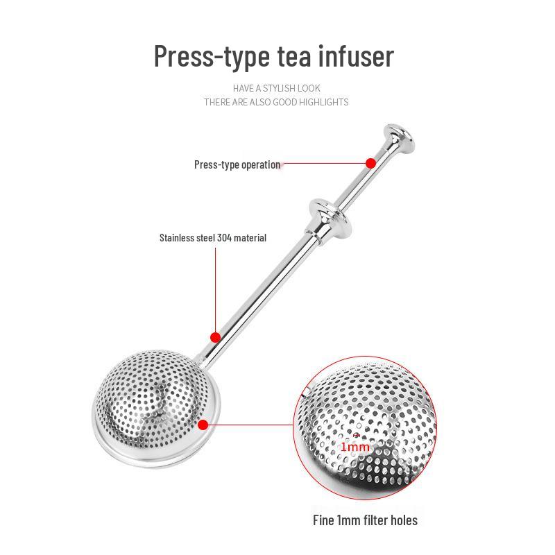 304 Stainless Steel Ball Tea Infuser & Telescopic Strainer