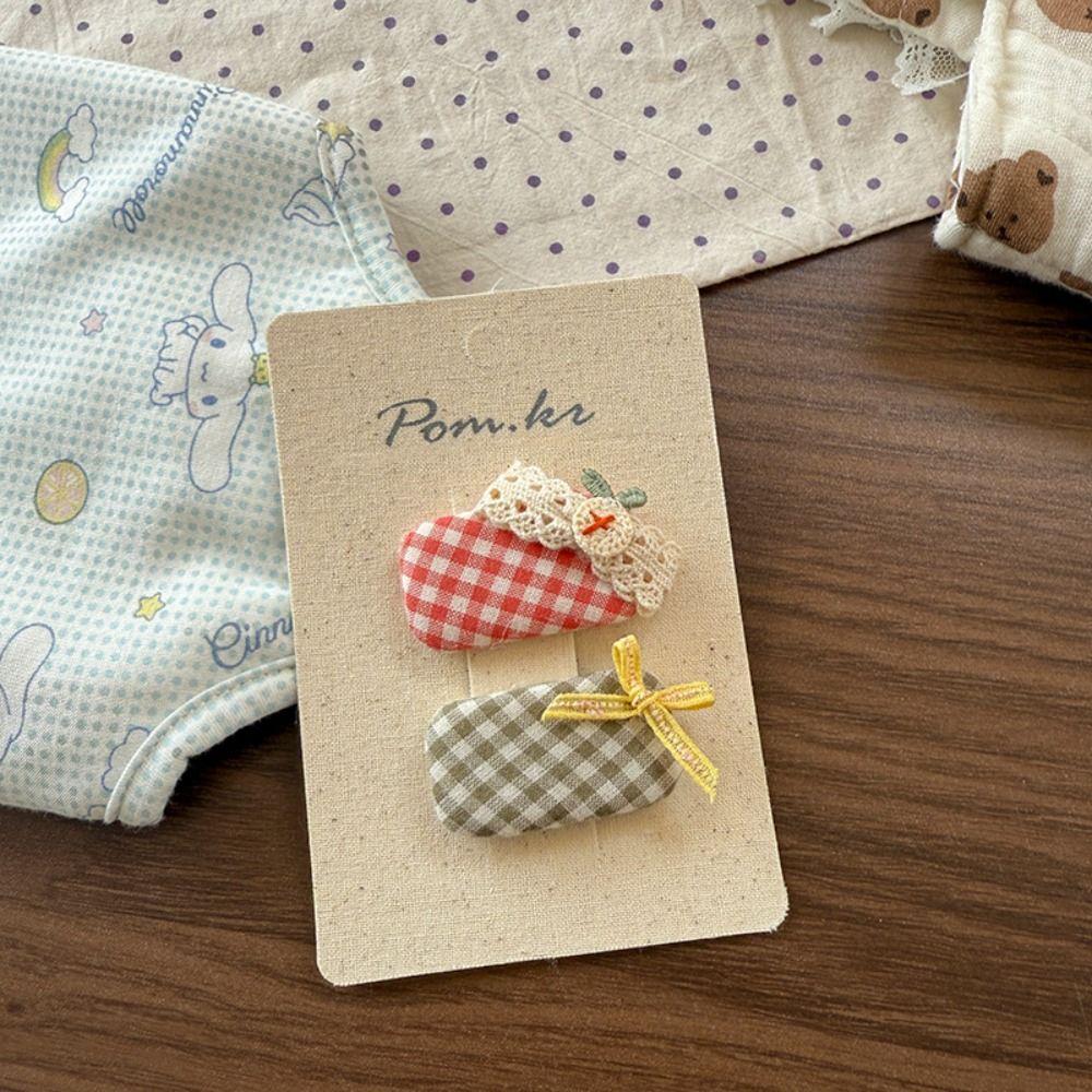 Flower Cloth Hair Clips Rabbit Princess Headdress New Bangs Clips Hair Accessories