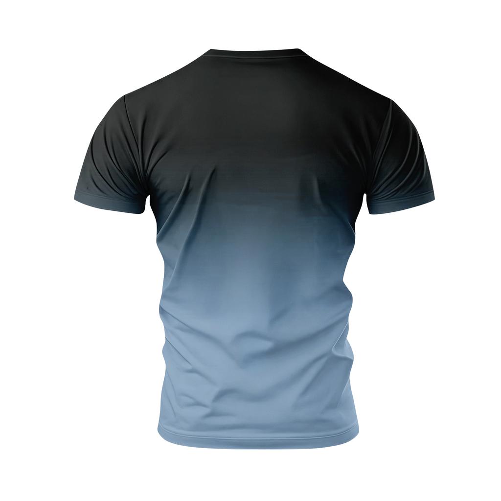 Men's Summer Crew Neck T-Shirt Quick Dry Breathable Lightweight Casual Short Sleeve Shirt for Outdoor Activities and Sun Protection