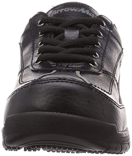 Fukuyama Rubber WA02 Men's Safety Shoes, Black, Size 24.5
