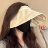 Women's New Large Brimmed Sunscreen Hat 2026 Summer Sunscreen Hat Women's Empty Top Sunscreen Caps Ice Silk