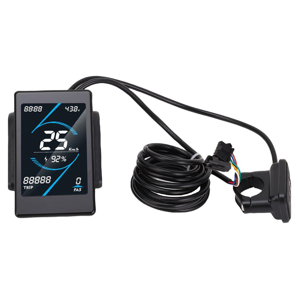 Electric Bike LCD Display T5S Electric Scooter LCD Panel with SM Connector 24-72V for Cycling