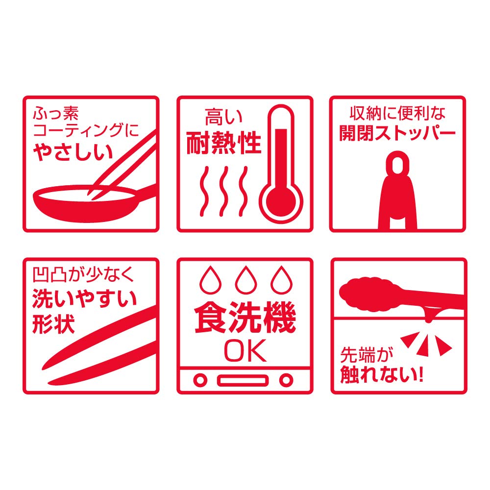 Clește termos din nailon, negru, pentru ustensile de bucătărie BK KT-T001