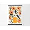 THE POSTER CLUB Frankie Penwill Flourish Art Print Poster 30x40cm Colorful Floral Giclee Print Home Decor Unframed