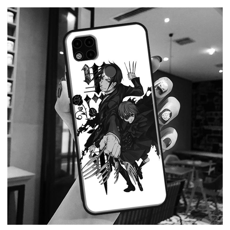 Sebastian Black Butler Kuroshitsuji Fall Für Xiaomi Redmi Hinweis 10 Pro Hinweis 9 Pro Hinweis 11 Pro 8T 9S 10S 10 9A 9T 9C Abdeckung Fall